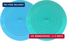 Bathtub Drain Stopper 2 Pack, 5 inches Silicone Tub Stopper Drain Cover, Bath Tu
