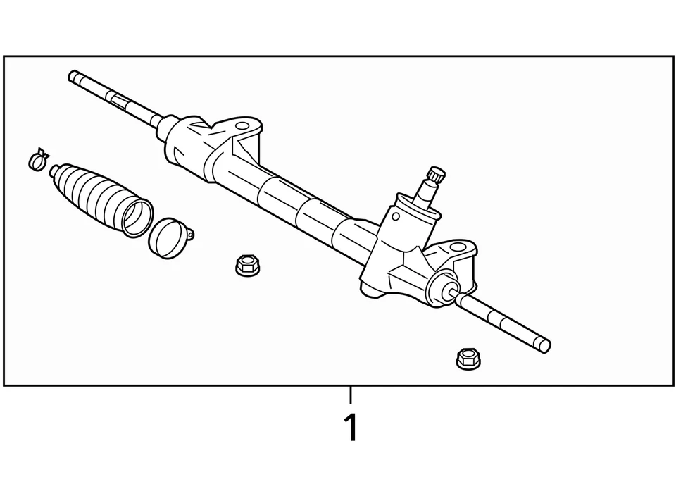 Steering Gear/Rack Power Rack And Pinion Fits 11-16 SCION TC 2654720 Foto 4 de 4