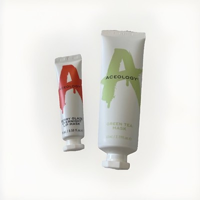 Aceology Green Tea mask 2.19oz Clarifies, Soothes, Tightens NIB $69 Retail
