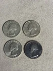 Washington Silver Quarters: 1963-D, 1964, 1964-D & 1976-S Proof Quarter