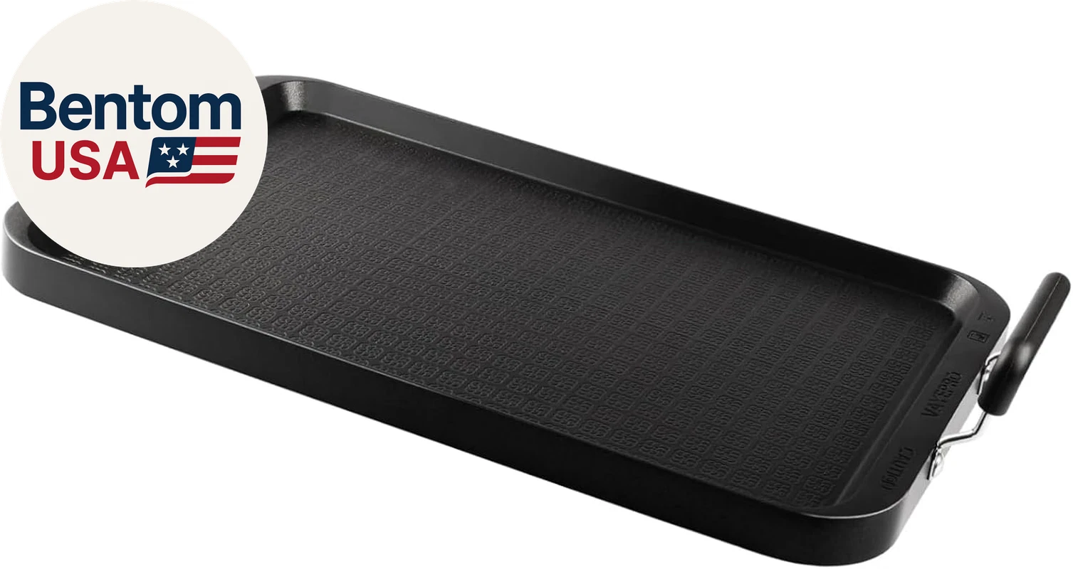 Stove Top Flat Griddle, 17 Inch 2 Burner Griddle Pan for Stove Top Grill, Alumin
Opens in a new wind