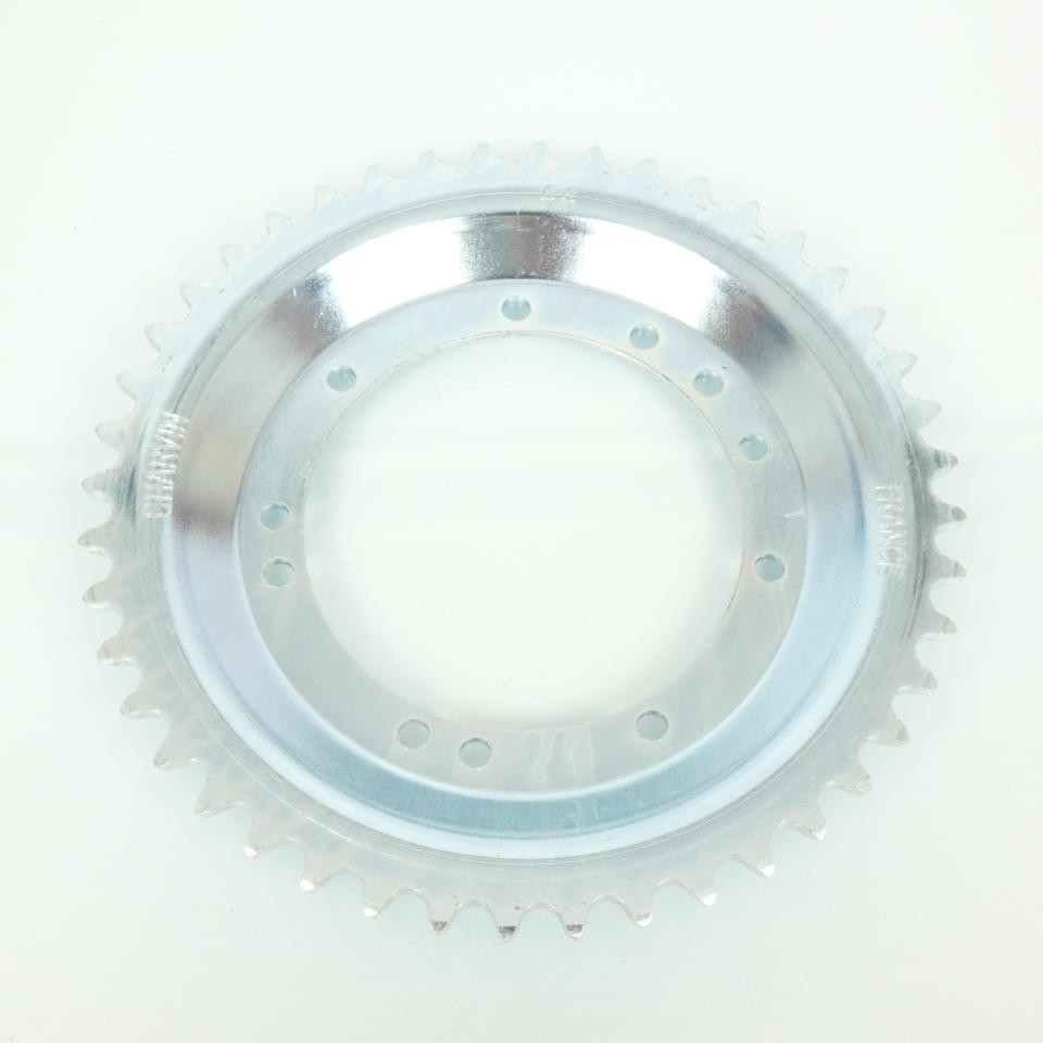 Couronne de transmission Charvin 44 dents pas 415 alésage 94 pour mobylette