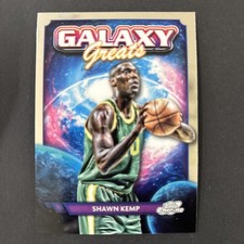 2024 Topps Chrome Cosmic #GG-18 Shawn Kemp - Galaxy Greats - Seattle Sonics (2)