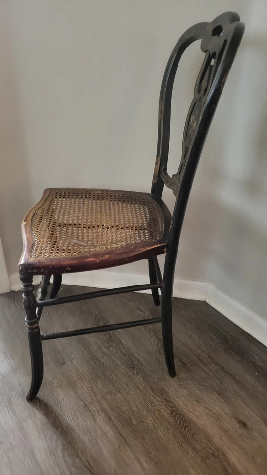 Silla antigua de la era Napoleón III Foto 4 de 4