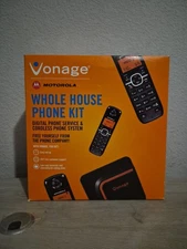 Vonage Whole House Phone Kit, Model VDV23-CVR Dect 6.0 Phone System New