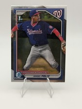 2024 Bowman Chrome Prospects Angel Feliz #BCP-198 1st Washington Nationals