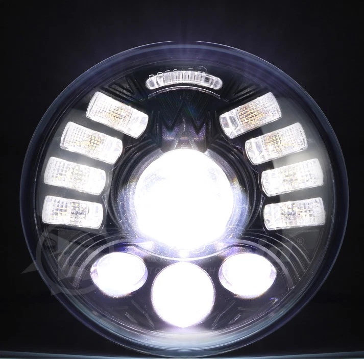 For BMW 325i 528i 535i 735i E30 4PCS 5-3/4 5.75" Inch LED Headlights Combo DRL - Изображение 3 из 4