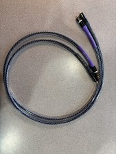 Par de cables de interconexión de audio RCA ovalados de cristal Analysis Plus de 1 metro