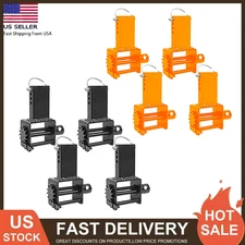 4Pack Steel Trailer Stake Pocket Winch Utility 16200 lbs Capacity & 5400 Lbs WLL