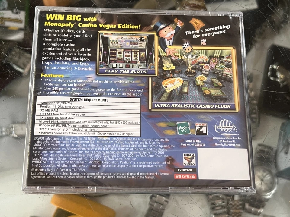 MONOPOLY CASINO VEGAS EDITION PC CD-ROM GAME / NTSC - BRAND NEW ! - Image 3 of 4