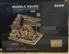 ROKR Marble Squad Marble Run Model build 3D Puzzle Laser cut Wooden Kit LG502