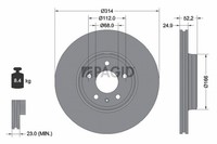2X Pagid Bremsscheibe InnenbelüFtet Ø314Mm FüR Audi A4 Avant 8K5 B8 8W5 B9