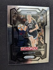 2024 Panini Prizm Monopoly WNBA # 40 Kate Martin RC - Las Vegas Aces (NM)