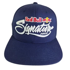 Red Bull Snapback Hat Blue Flat Brim Adjustable Racing Cap Vietnam