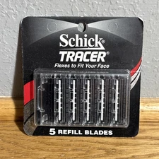 Schick Tracer 5 Pack Refill Blades NOS 1996