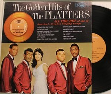 The Platters Lp The Golden Hits Of On Musicor - Vg To Nm/ Vg