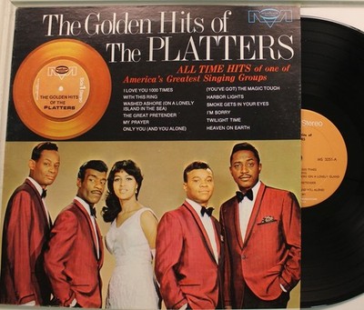 The Platters Lp The Golden Hits Of On Musicor - Vg++ To Nm/ Vg++