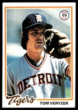 Tom Veryzer 1978 Topps #633 Detroit Tigers MLB READ FREE SHIPPING AutographDen