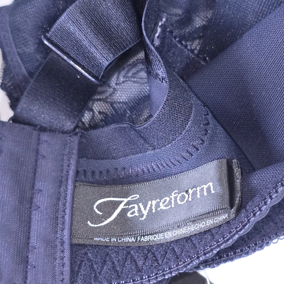 Sujetador con aros Fayreform violeta talla 20F F75-618Z cielo nocturno nuevo con etiquetas  Foto 3 de 4