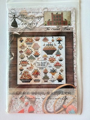 Heartstring Samplery BERRY BOWL SAMPLER cross stitch pattern chart NEW