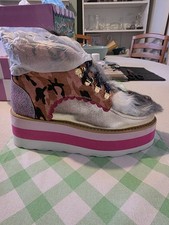 Irregular Choice Chilli Hot trainer boots, UK size 6, brand new with box.
