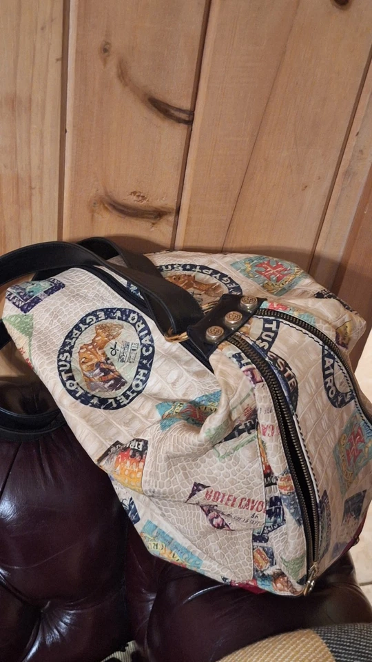 Marino Orlandi Crocko Leather Sling Bag  Vintage Italy Handbag - Image 4 of 4