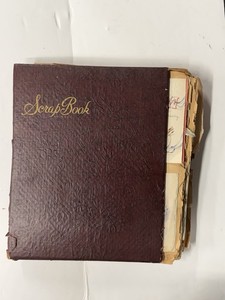 Scrapbook Vintage 1950's Greeting Cards 30 pages Anniversary Mix Ephemera