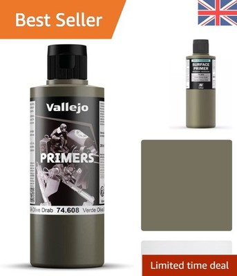 Olive Drab schnelltrocknende Acrylgrundierung 200ml - perfekt für Airbrush Modelle