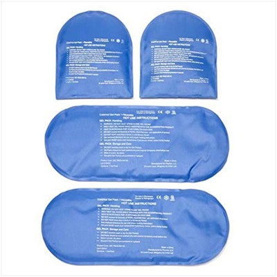 NatraCure Replacement Gel Packs for Cold Therapy Socks - 4-Piece Set, Reusable