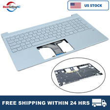 Silver Palmrest Backlit Keyboard M08912-001 for HP Pavilion 15-EG 15-EH