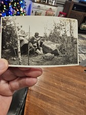 Pantalones Cortos Soldado Sin Camisa De Colección con Casco de Pistola Militar Segunda Guerra Mundial (RF)
