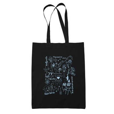 Willow Gifts Billie Doodle Tragetasche - Eilish 12 x 2 x 20 cm, schwarz 