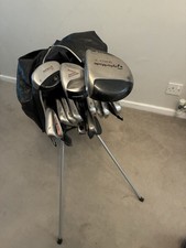 Taylormade Golf Set Regular Shafts With Stand Bag & Rain Cover.