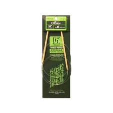 Clover Takumi Bamboo Circular 36-Inch Knitting Needles, Size 6