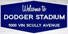 10"x20"  Vin Scully Ave. LA Dodgers Baseball Advertisement PVC Print Poster
