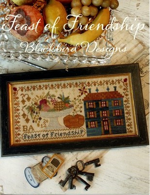 Blackbird Designs Feast of Friendship Pattern Home Autumn Bounty Thanksgiving