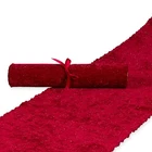 Fabric Roll Chenille Velvet 28cm Wide x 2m Long Wine Red