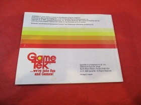 Jeopardy Junior Edition (Nintendo NES) COMPLETE w/ Box manual game WORKS! #Y