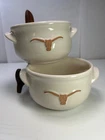 Individual Chili Crock Ranch Bone by FRANKOMA Set Of 2 Bowls