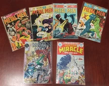 Lot  DC Metal Men Readers 27, 40, 45, 47 + #1 NM from 1993 + Mister Miracle #18