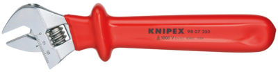 Knipex 98 07 250 S VDE isolierter verstellbarer Schraubenschlüssel 