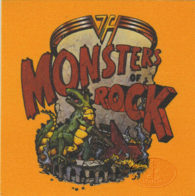 VAN HALEN 1988 Metallica Scorpions Backstage Pass Monsters
