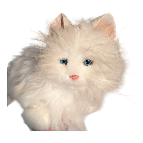 Vintage Furreal Friends weiße Perserkatze Tiger Elektronik 2002 schnurrt bewegt Video - Bild 6 von 16