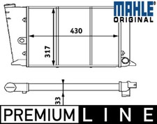 ENGINE COOLING WATER RADIATOR CR420000P MAHLE I