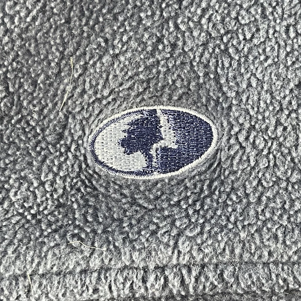 Chaqueta para mujer Mossy Oak pequeña cremallera completa polar azul ligera al aire libre GORP Foto 3 de 4