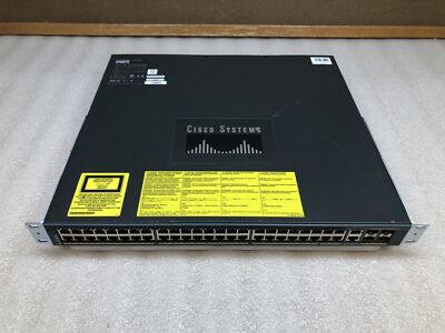Cisco Catalyst WS-C4948-S 48-Port Gigabit Ethernet 4xSFP Network Switch
