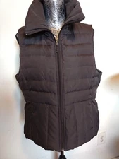 Kenneth Cole Reaction Down Vest XL ( L ) Chocolate Brown Black Friday Sale