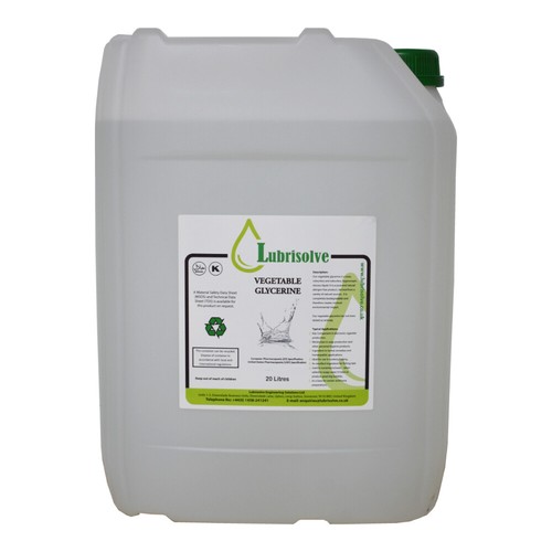 Glycérine Végétale EP Grade 99.5% - 5 Litres - Neuf Pour Cosmétique, DIY