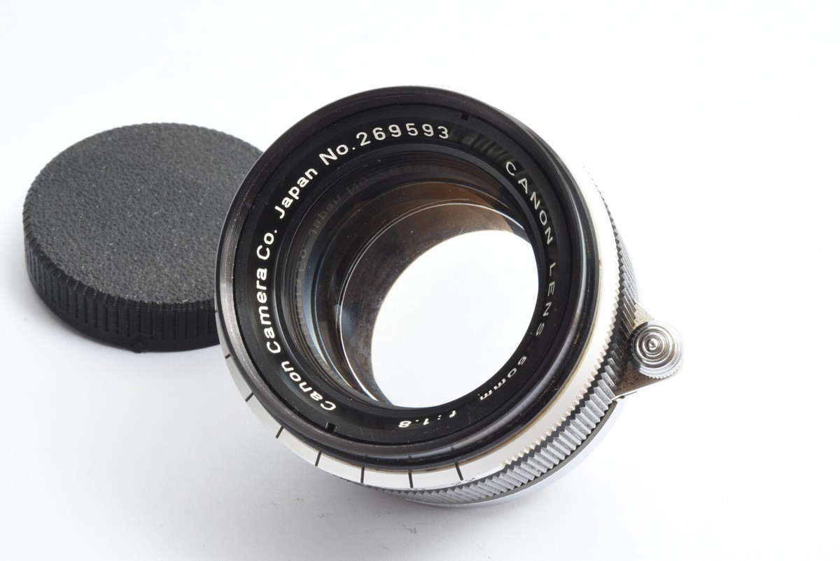 CANON lens 50mm/F1.8 Leica 39mm LTM screw mount f117633 CANON lens 50mm/F1.8 Leica 39mm LTM screw mount f117633