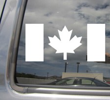 Canada Flag - Maple Leaf Laptop Car Bumper Vinyl Decal Adhesive Sticker 10183